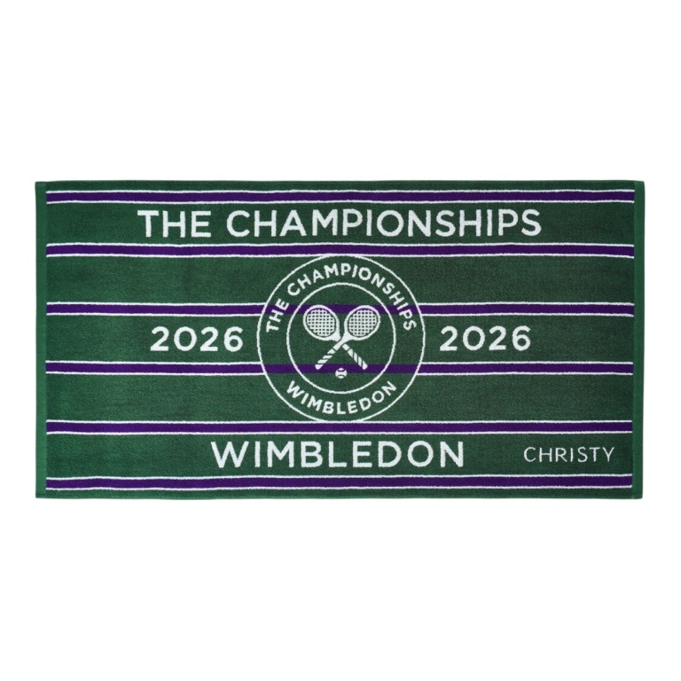 Christy Ręcznik kąpielowy Wimbledon The Championship 2026 zielony 133x70cm